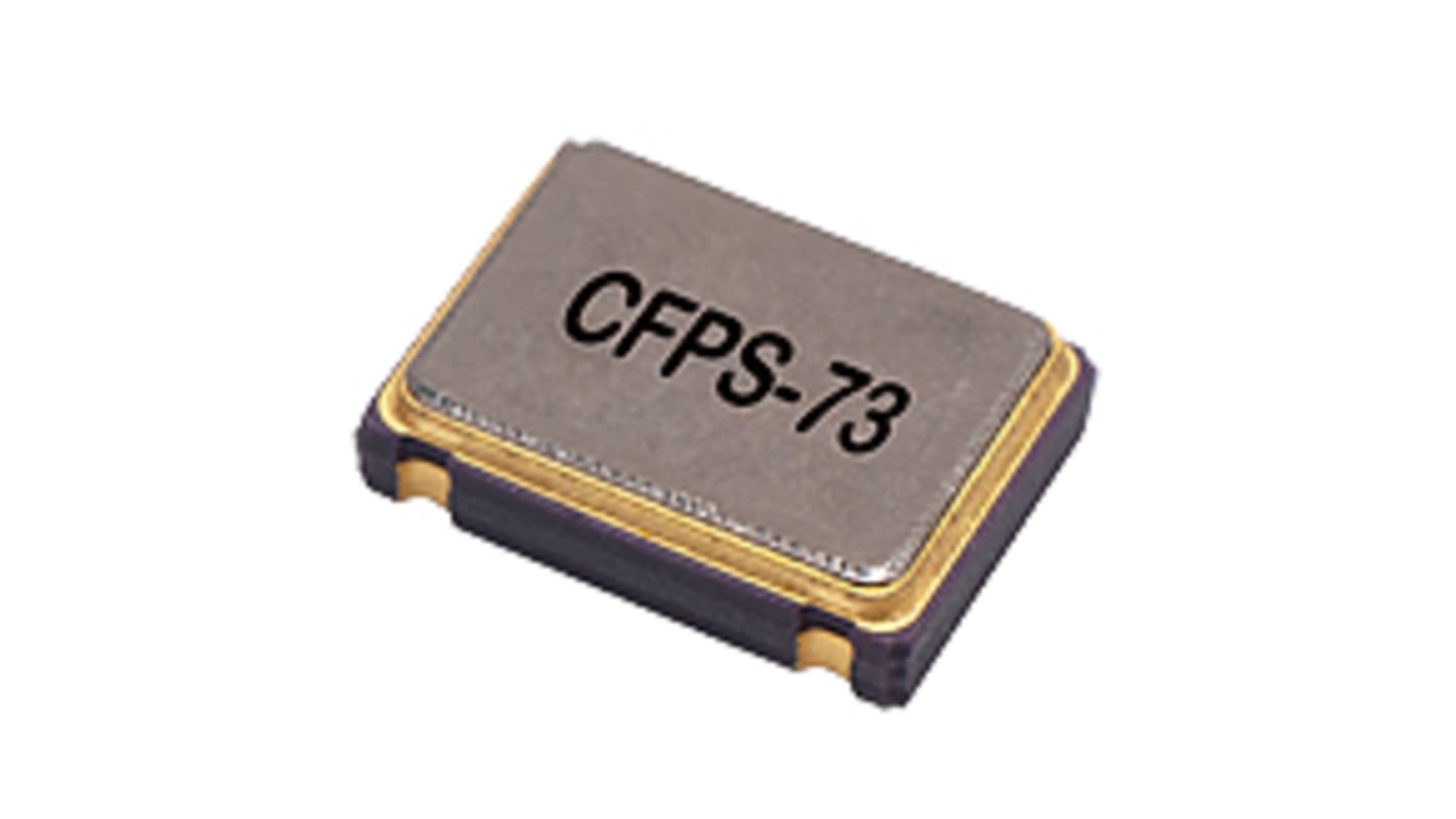 IQD, 10MHz Clock Oscillator, ±50ppm HCMOS, 4-Pin SMD LFSPXO018036