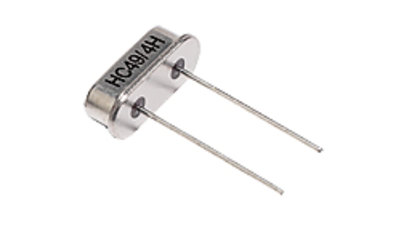 IQD 3.6864MHz Crystal Unit ±30ppm HC49/4H 2-Pin 11.05 x 4.7 x 4.1mm