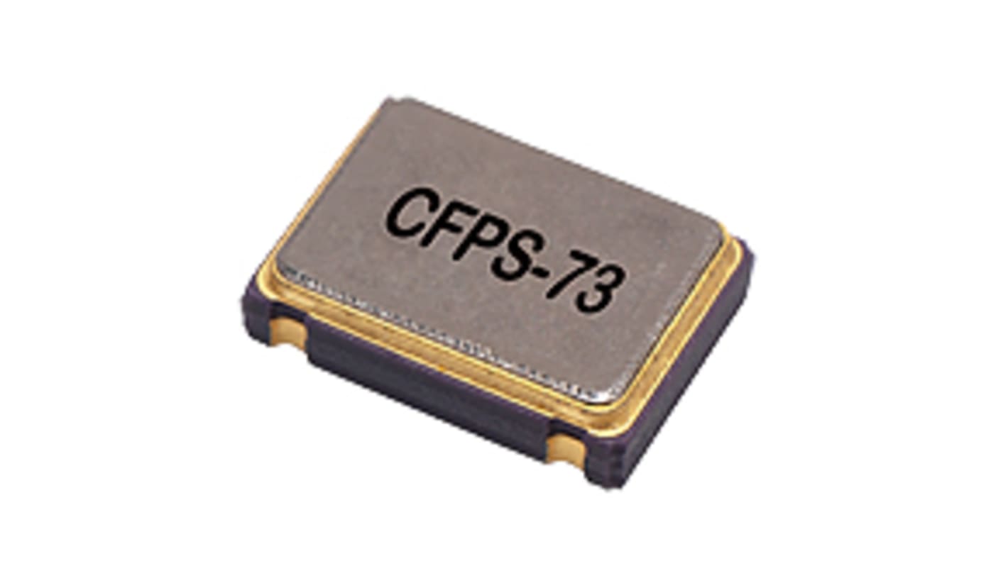 IQD, 8MHz Clock Oscillator, ±50ppm HCMOS, 4-Pin SMD LFSPXO018045