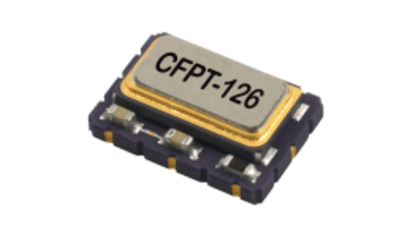 TCXO, LFTVXO009912, 10 MHz ±1 ppm/an @ 25 °C, 7x5mm, , 4 broches, CMS