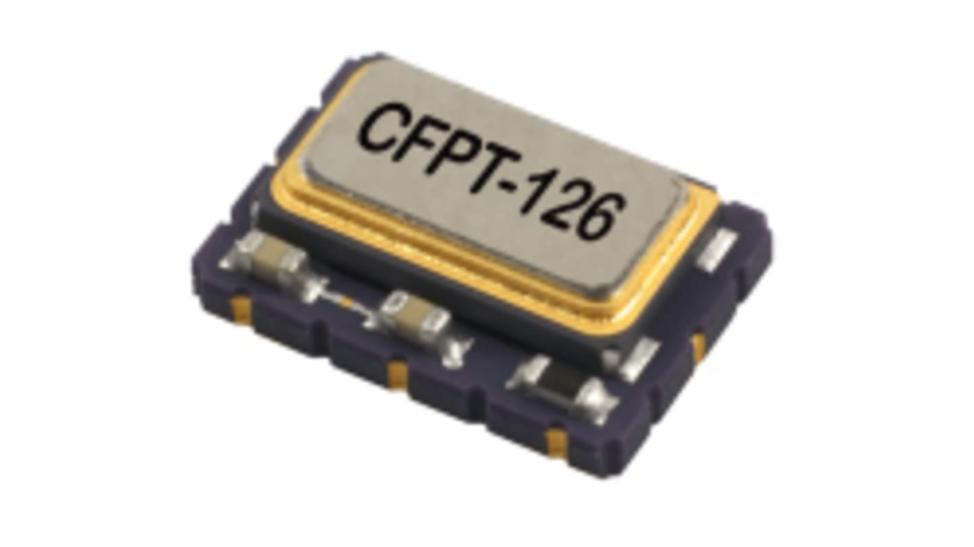 TCXO, LFTVXO009915, 16,384 MHz ±1 ppm/an @ 25 °C, 7x5mm, , 4 broches, CMS