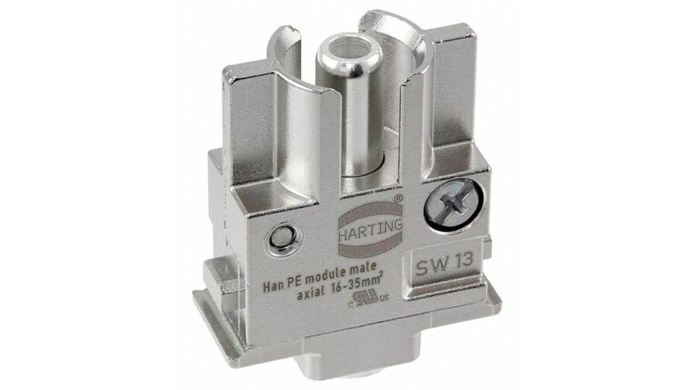 HARTING Heavy Duty Power Connector Module, Male, Han-Modular Series, 1 Contacts