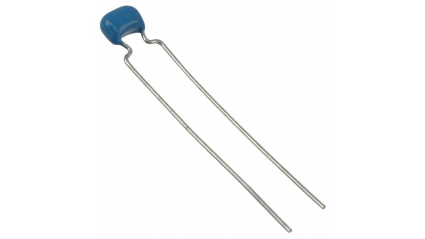 Murata 4.7μF Multilayer Ceramic Capacitor MLCC, 50V dc V, ±10% , Through Hole