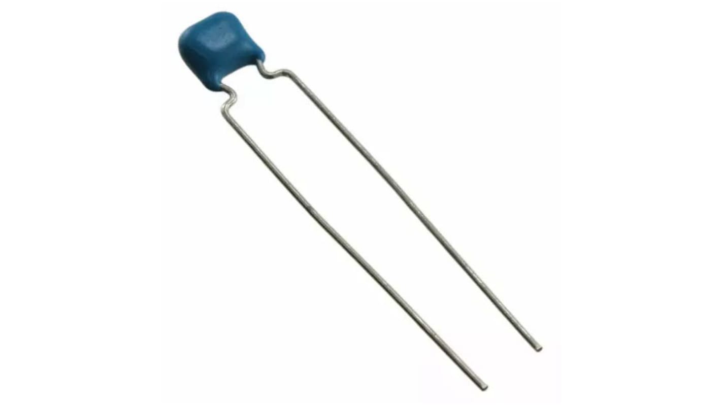 Murata 2.2μF Multilayer Ceramic Capacitor MLCC, 50V dc V, ±10% , Through Hole