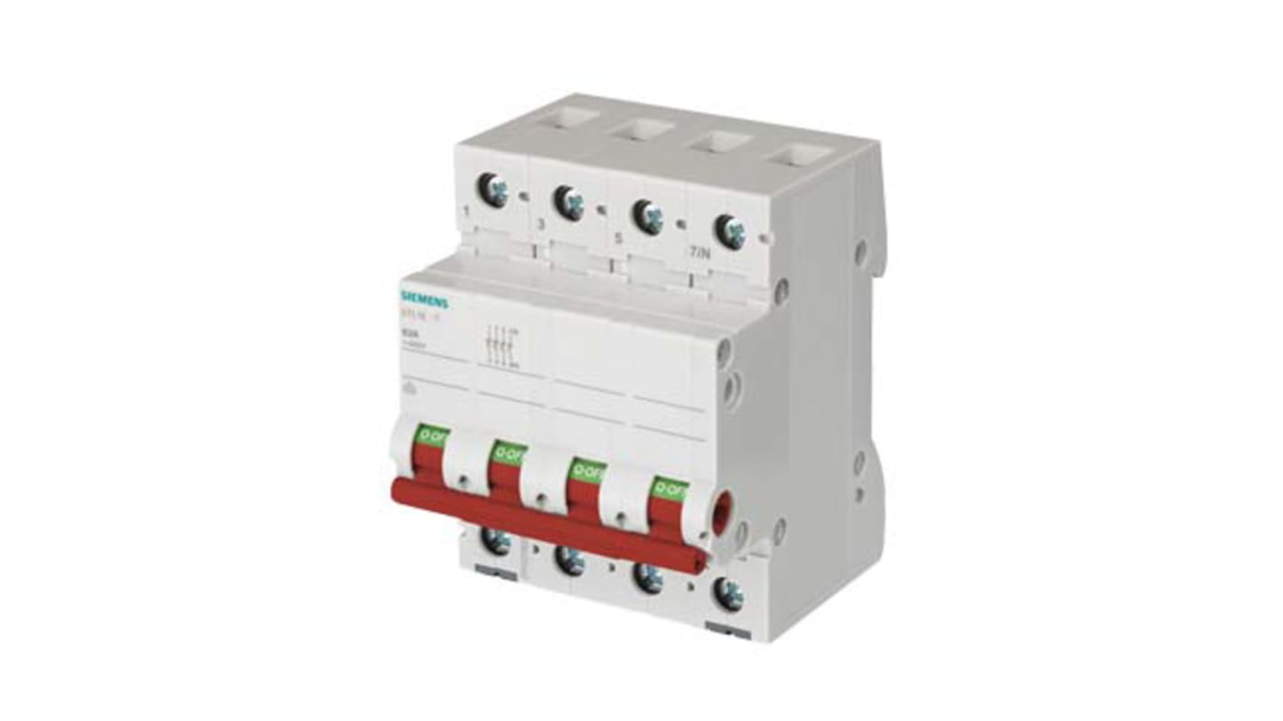 Interrupteur-sectionneur Siemens 5TL1, 3P, 63A, 440V