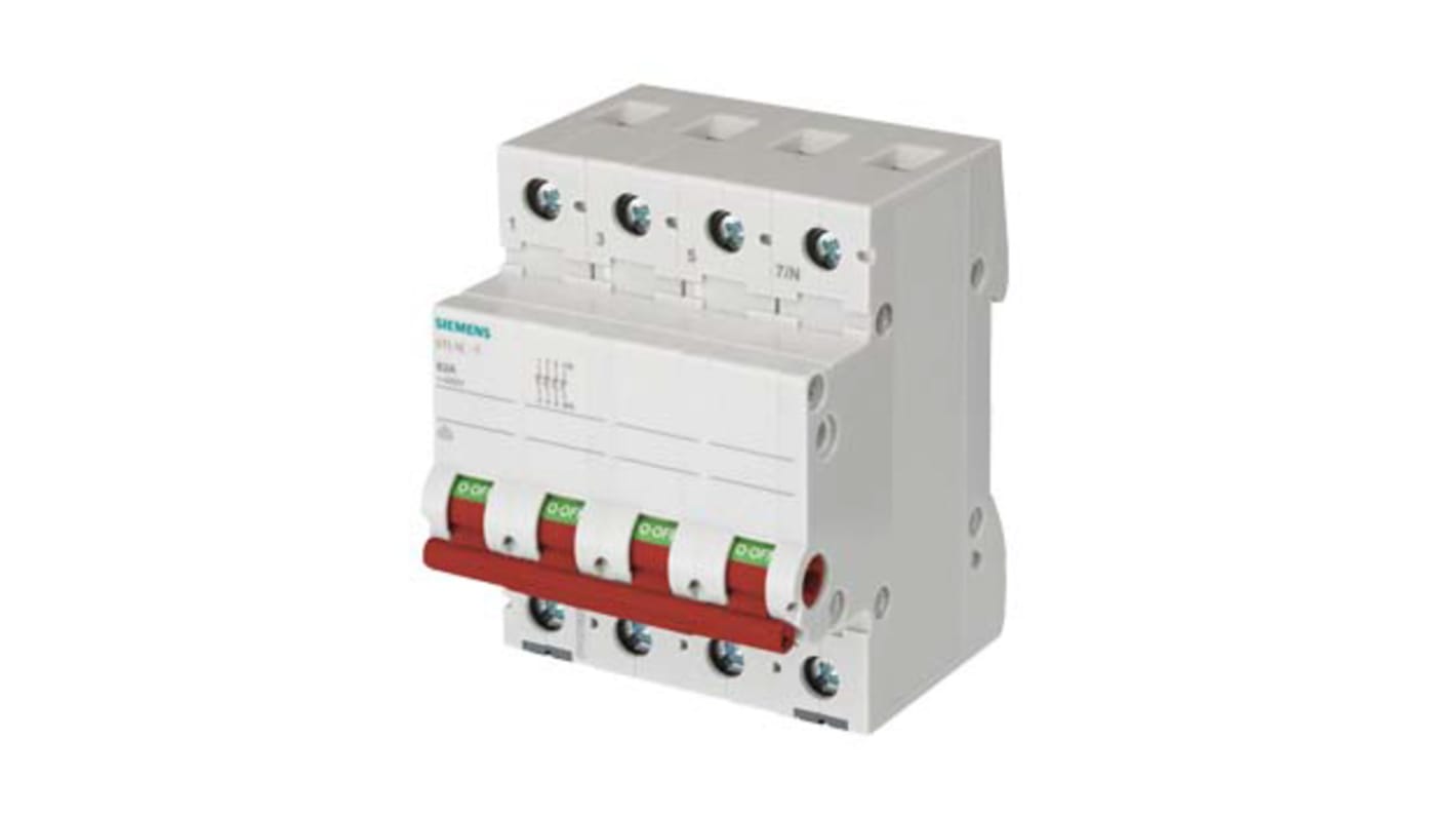 Interrupteur-sectionneur Siemens 5TL1, 3P, 100A, 440V