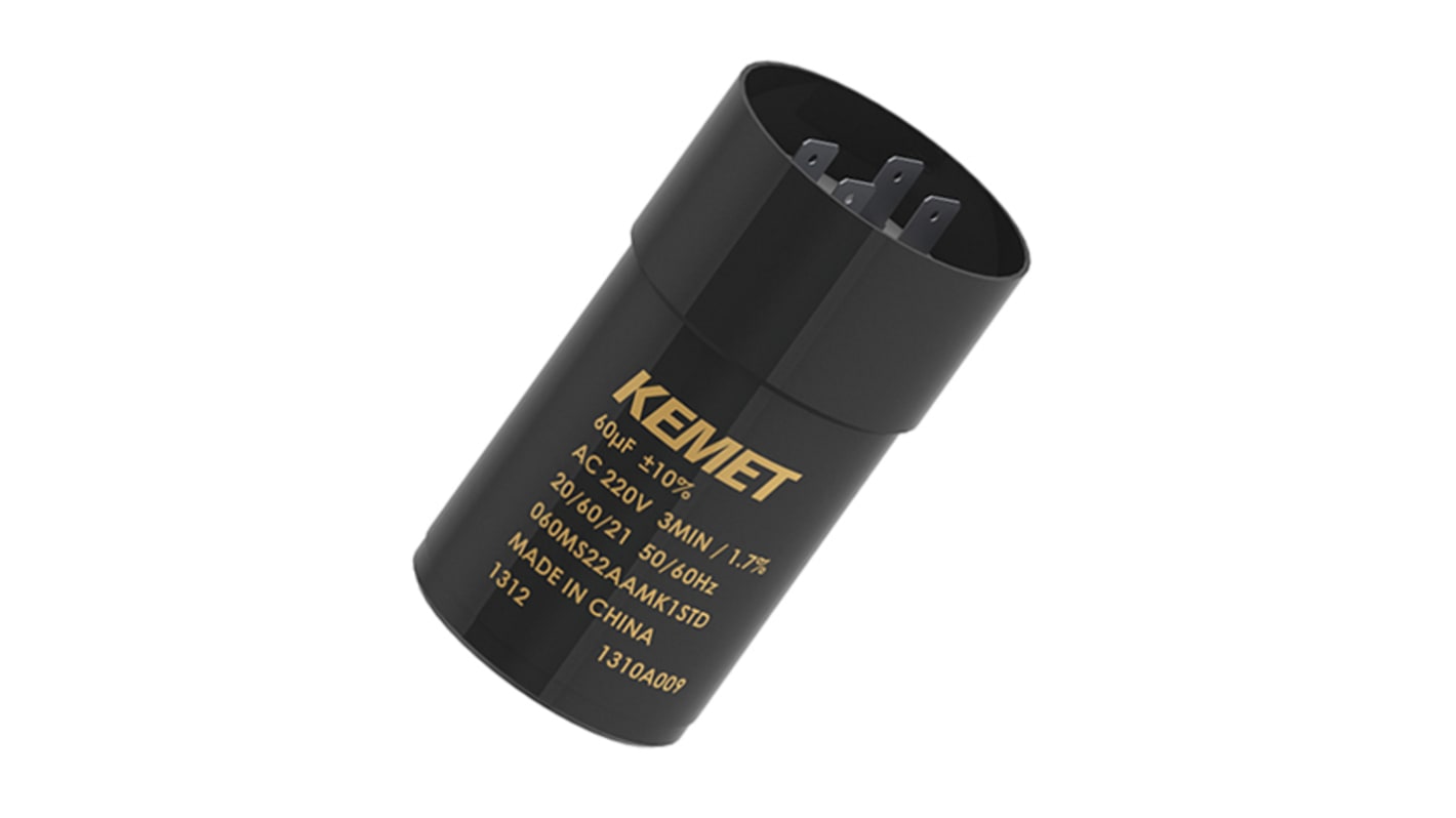 Condensateur KEMET série MS, Aluminium électrolytique 100μF, 260V c.a.