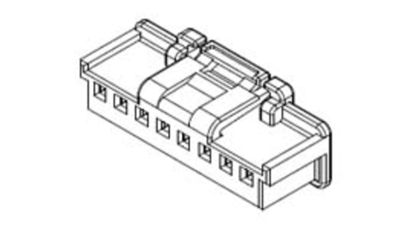 Corpo connettore automotive Molex Maschio, 5 vie, 1 fila, passo 2mm