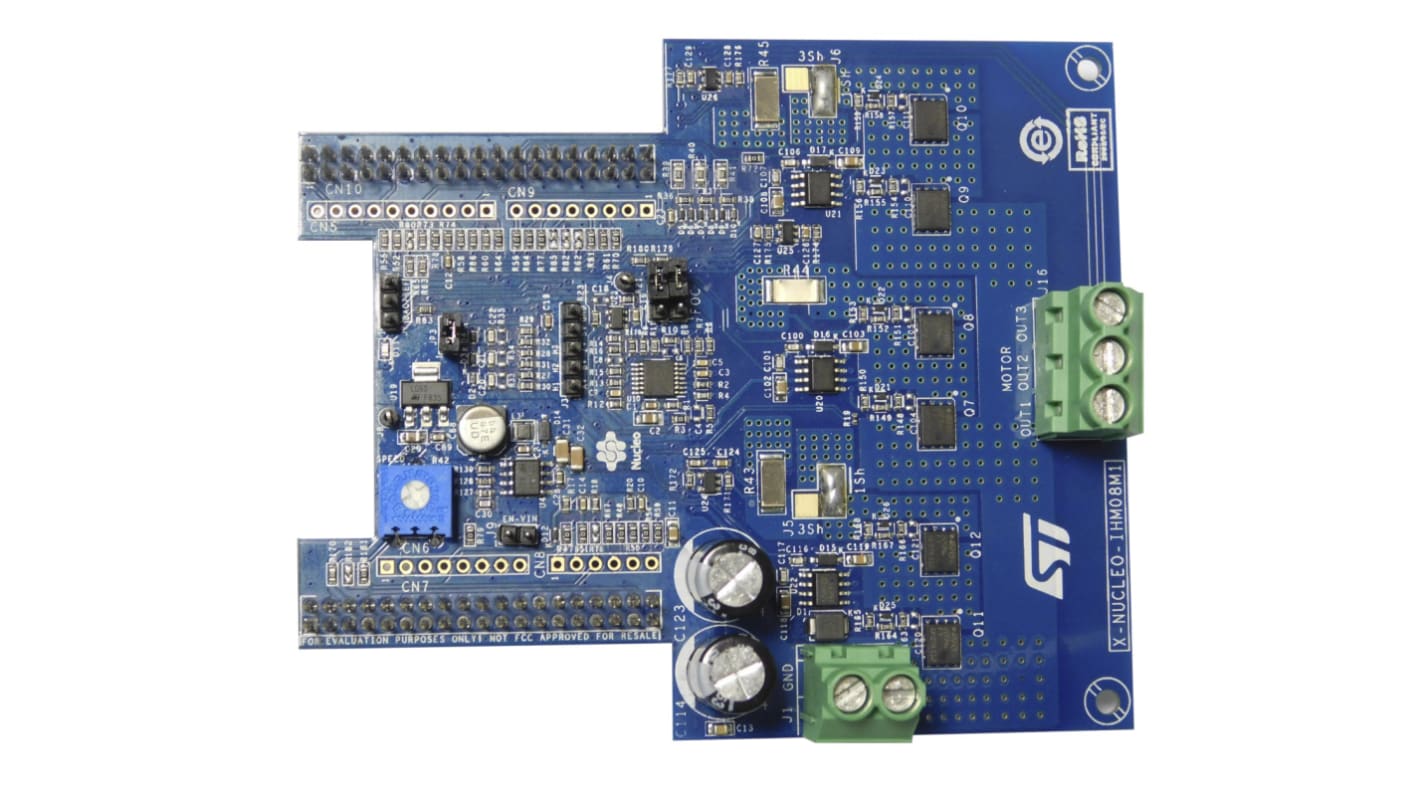 Placa de evaluación STMicroelectronics Low-Voltage BLDC motor driver expansion board - X-NUCLEO-IHM08M1