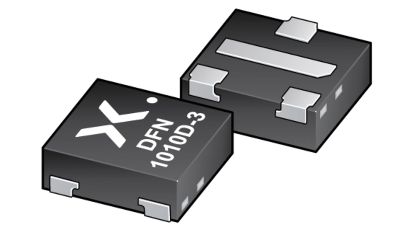 MOSFET Nexperia, canale P, 880 mΩ, 3,2 A, DFN1010D-3, Montaggio superficiale