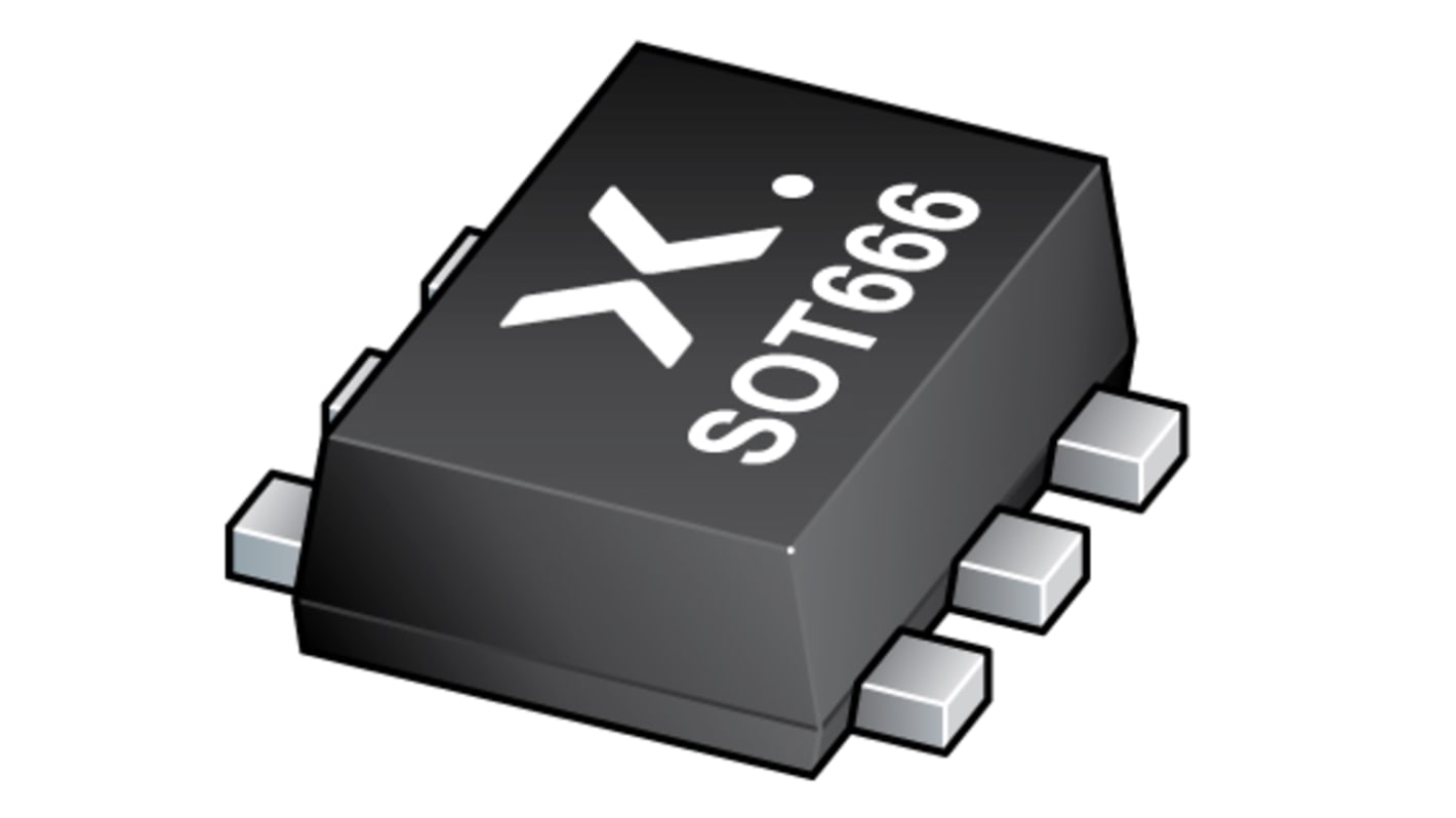 Nexperia 70V 70mA, Schottky Diode, 2-Pin SOT-666 BAS70VV,115