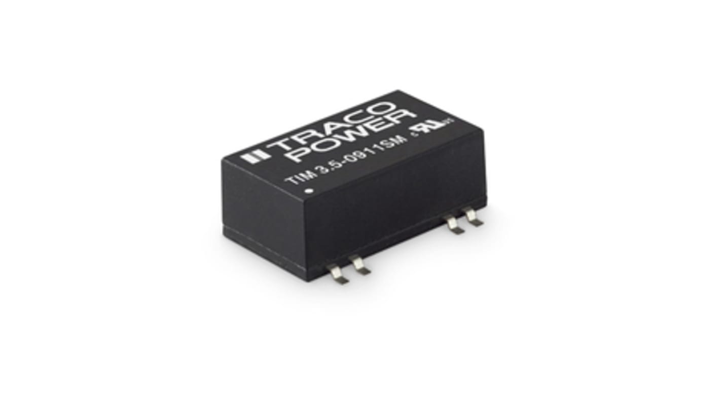 TRACOPOWER TIM 3.5 DC-DC Converter, 12V dc/ 292mA Output, 36 → 75 V dc Input, 3.5W, Surface Mount