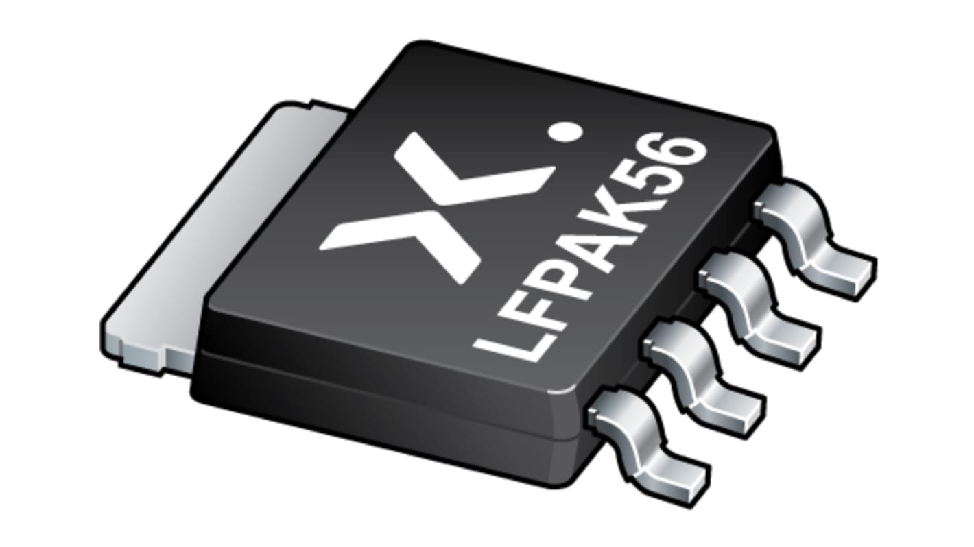Nexperia PHPT60610NYX NPN Transistor, 10 A, 60 V, 4 + Tab-Pin LFPAK56, SOT669