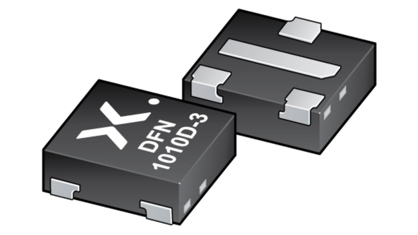 MOSFET Nexperia PMXB56ENZ, VDSS 30 V, ID 3,2 A, DFN1010D-3 de 4 pines, , config. Simple