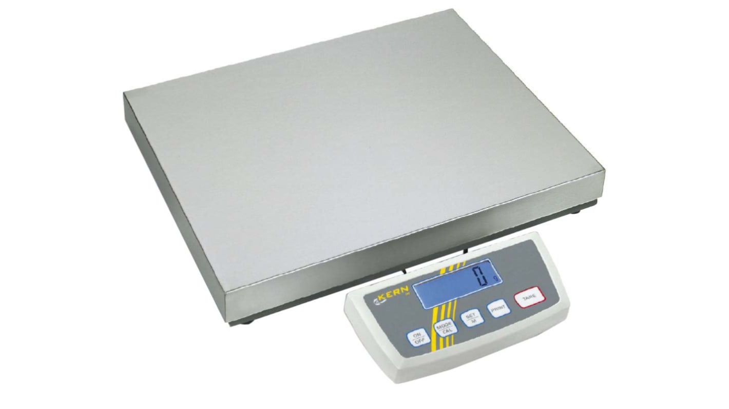 Kern DE 35K0.5D Platform Weighing Scale, 35kg Weight Capacity, With RS Calibration