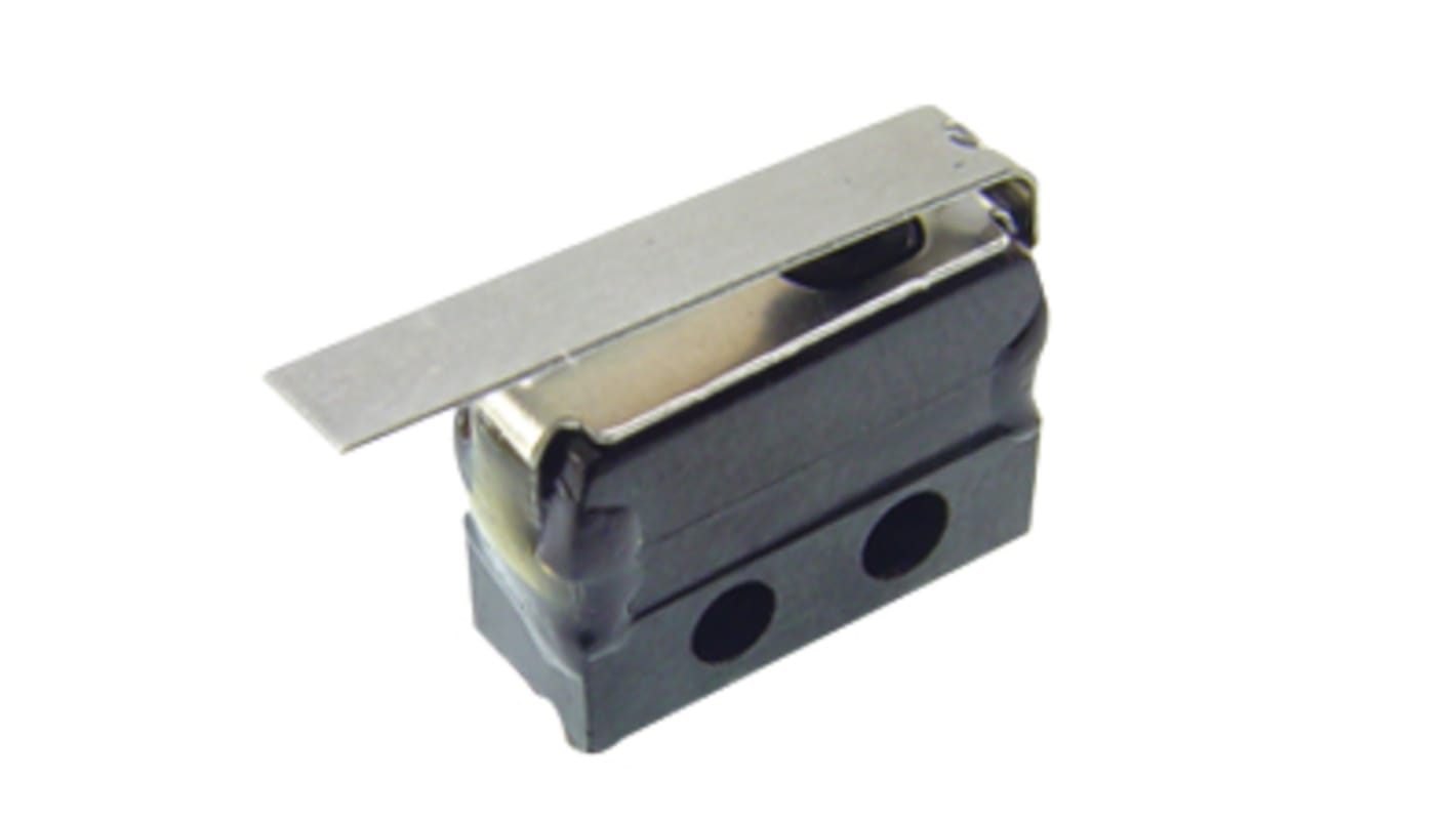 C & K Pin Plunger Snap Action Micro Switch, Pc Pin Terminal, 1 A @ 125 V ac, 1 A @ 30 V dc, SPDT