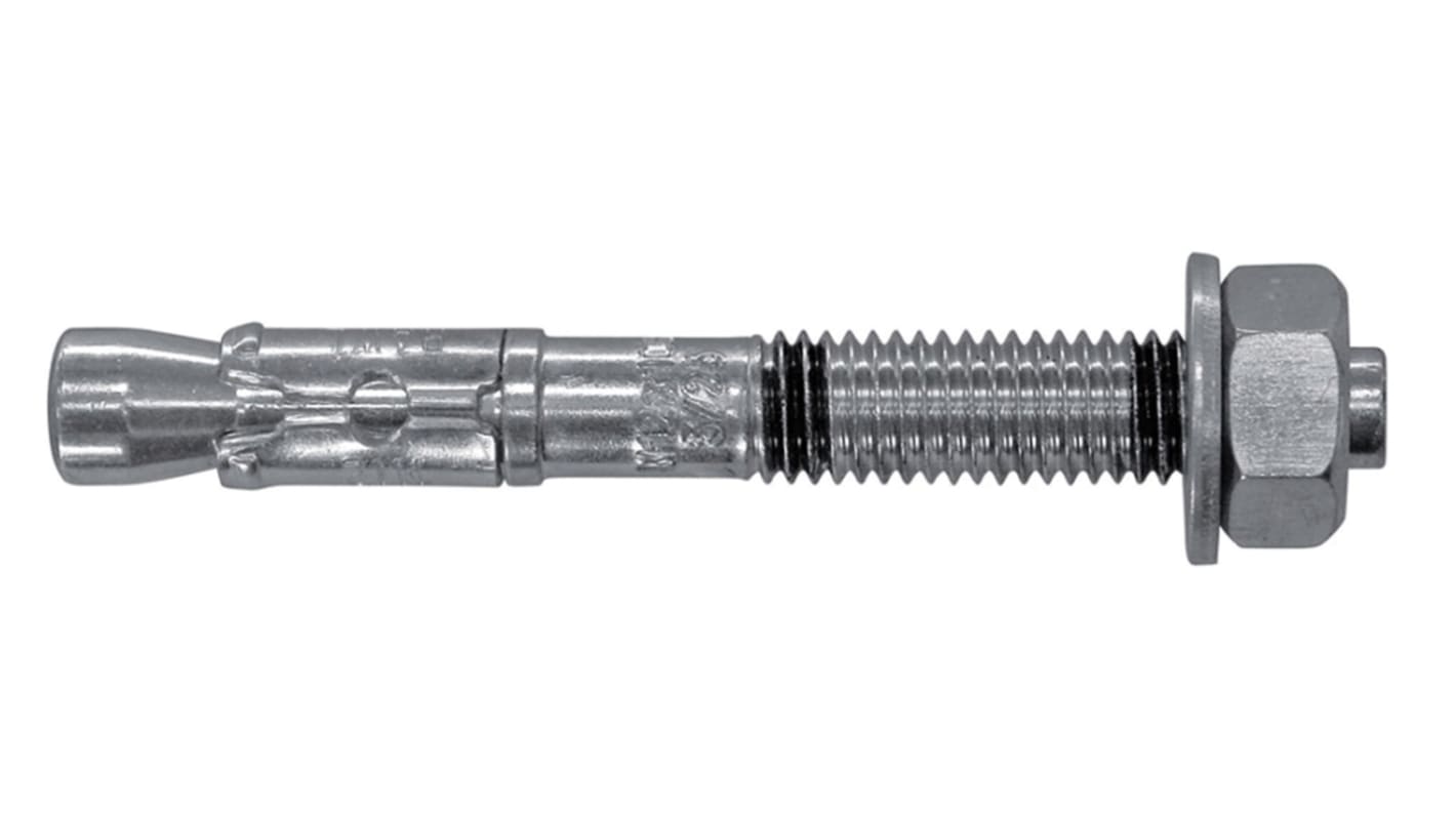 RawlPlug Durchsteckbolzen 10mm, Ø 10mm x 140mm Stärke 70mm max. Stahl