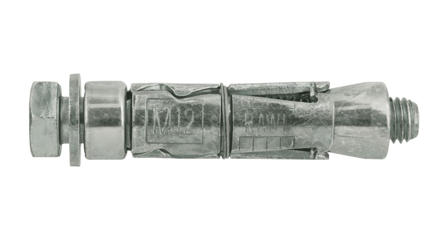 RawlPlug アンカーボルト, 鉄 M10 取付穴径16mm 長さ75mm