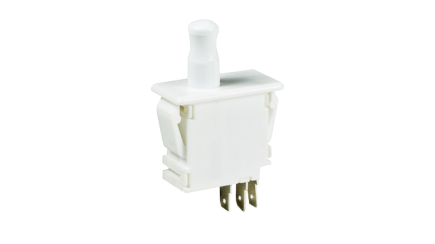 C & K Door Micro Switch, Plunger, SPDT 100 mA @ 125 / 250 V ac, -40 → +85°C