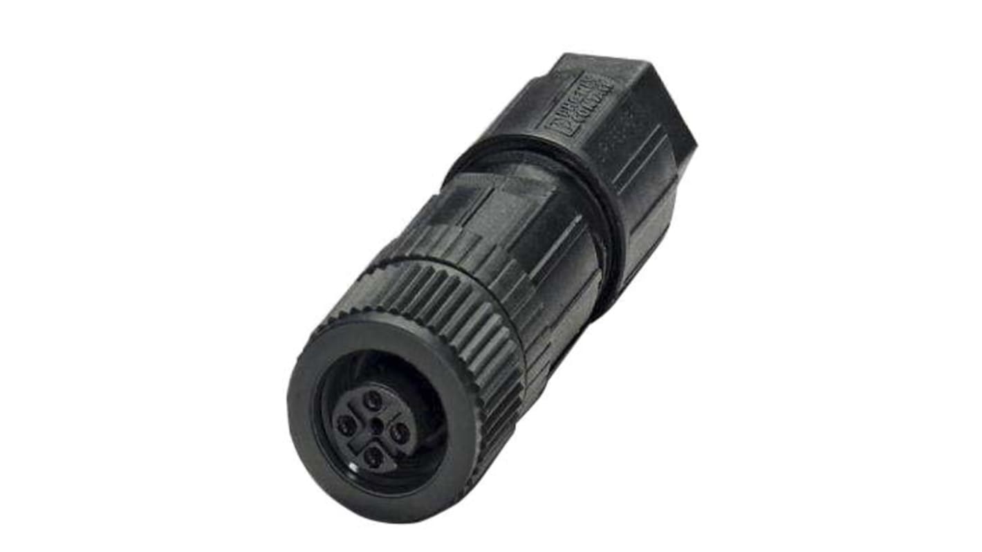 Phoenix Contact Circular Connector, 5 Contacts, Cable Mount, M12 Connector, Plug, Female, IP65, IP67, SACC Series