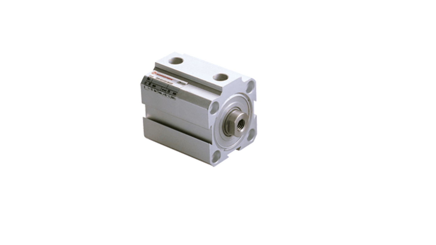 Norgren Pneumatic Compact Cylinder - RM/92032, 32mm Bore, 10mm Stroke, RM/92000/M Series, Double Acting