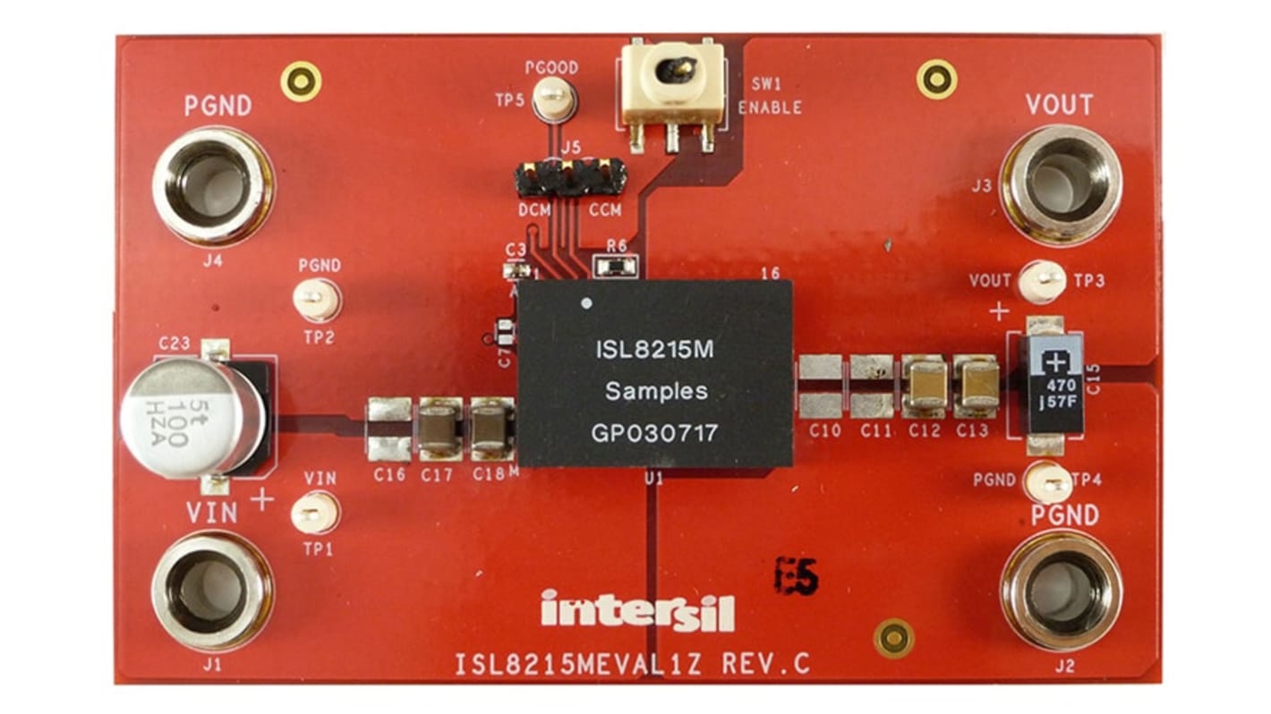 Intersil Single-Channel DC/DC Step-Down Power Module Evaluation Board DC-DC Controller for ISL8215M for Synchronous