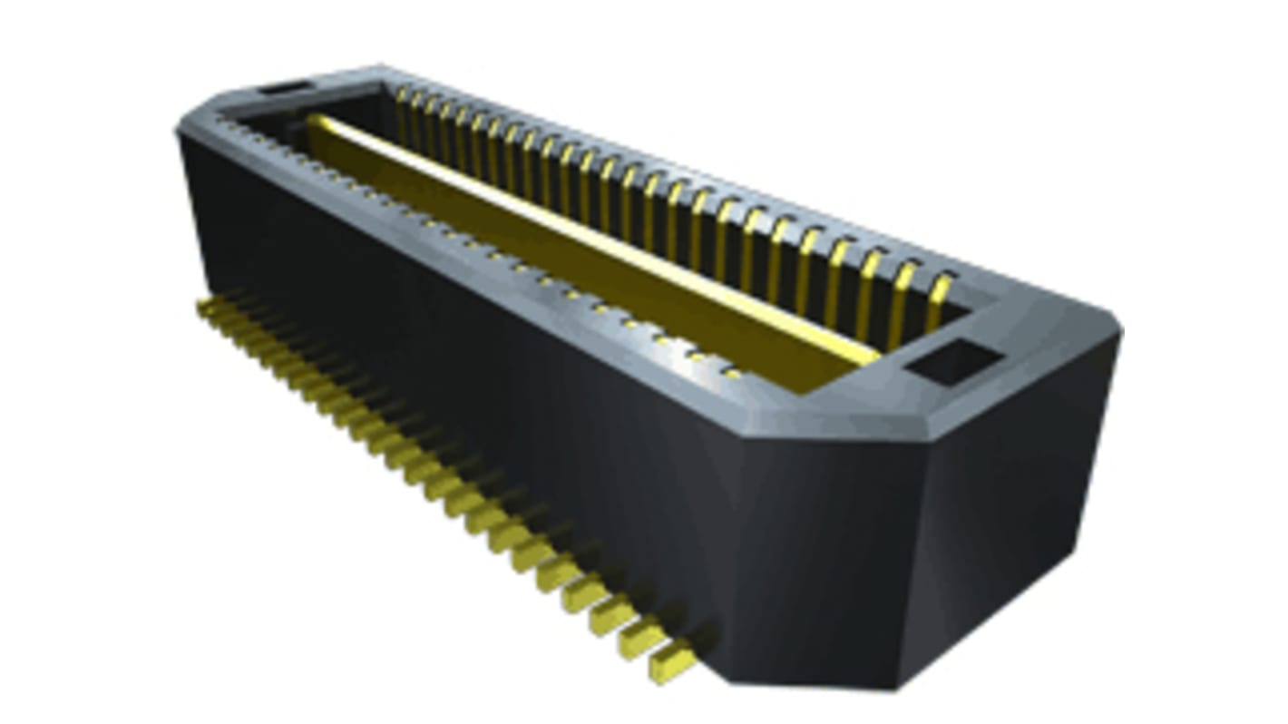 Samtec 基板接続用ピンヘッダ 150極 0.64mm 2列 QTS-075-01-F-D-RA-WT