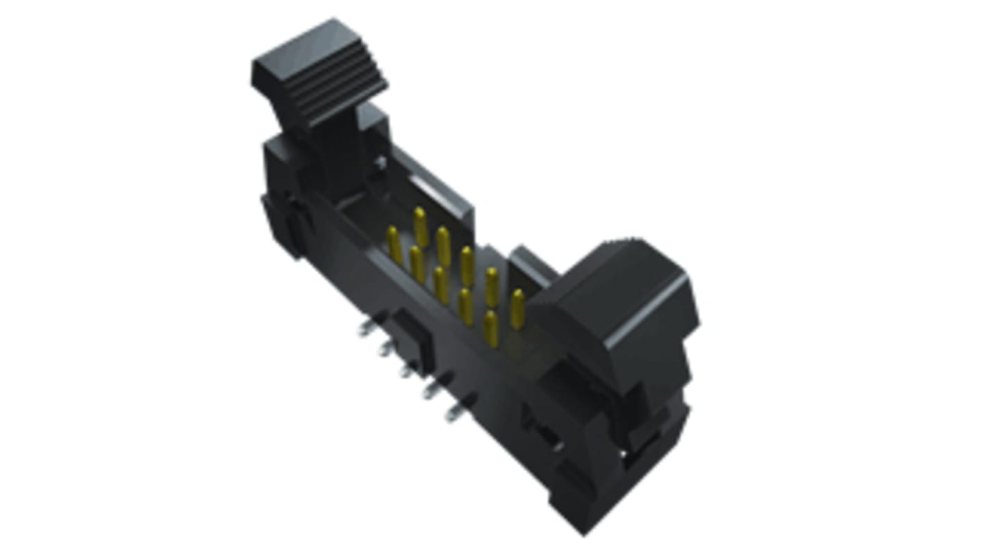 Conector macho para PCB Samtec serie EHT de 24 vías, 2 filas, paso 2.0mm, para soldar, Montaje en orificio pasante