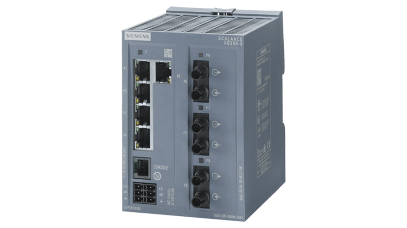 Switch Ethernet Siemens, 1, 3, 5 puertos, 5 RJ45