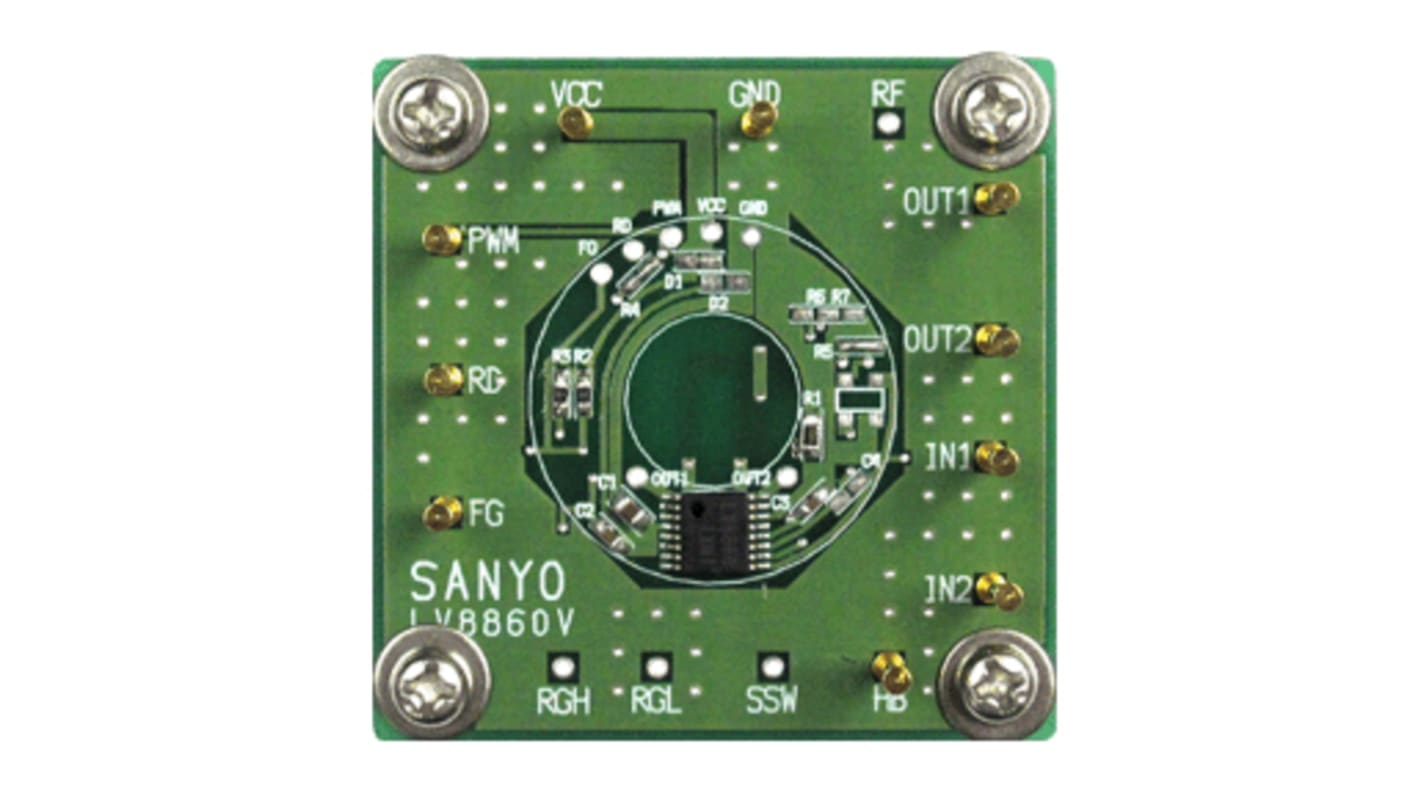 onsemi Driver IC Evaluation Board for LV8860V-TLM-H for Factory Automation Equipment, Office Automation Equipment,