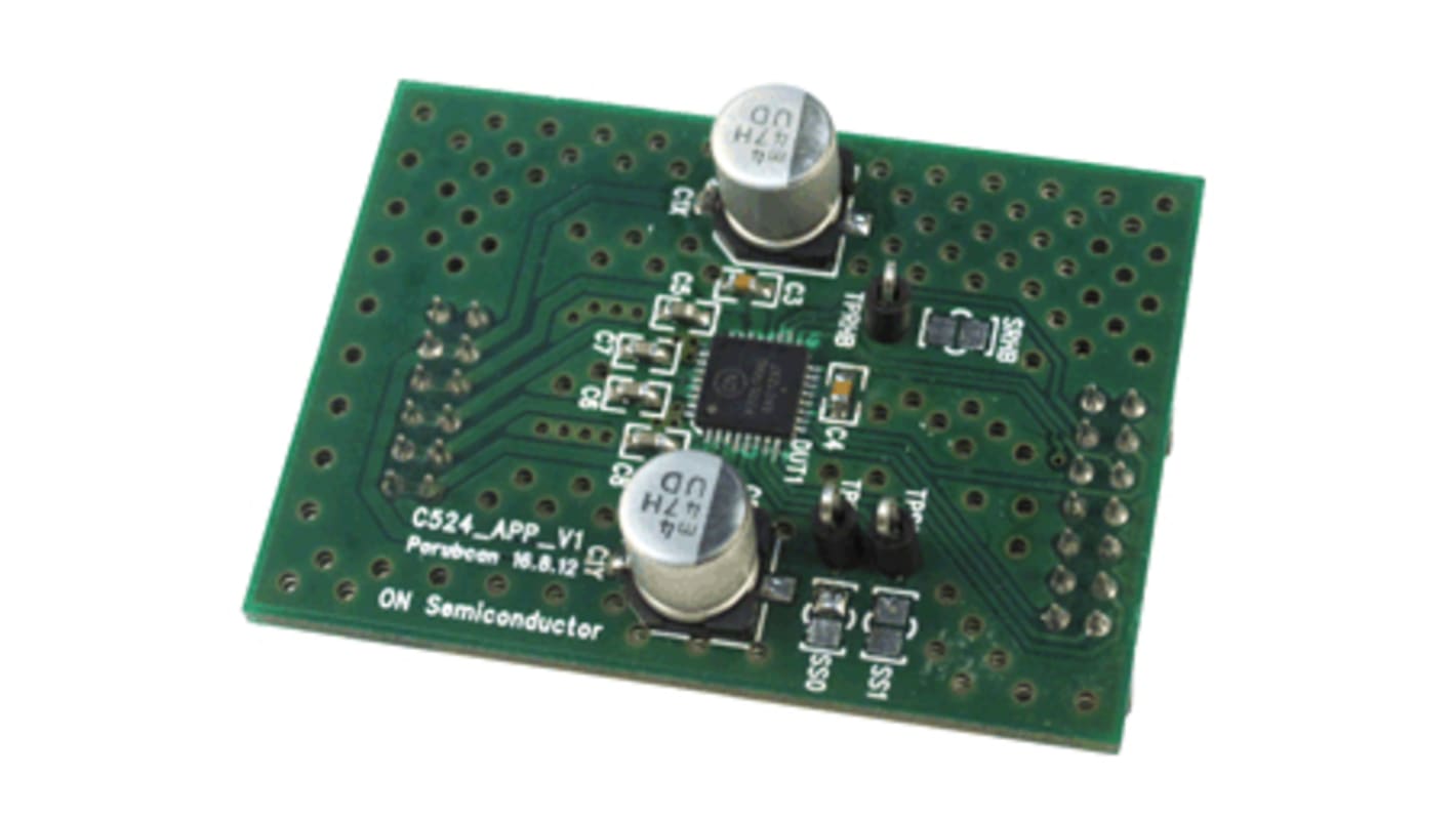 Carte d'évaluation Entraînement de moteur pas à pas bipolaire, microcontrôleur externe, interface d'E/S NCV70514MW003G,