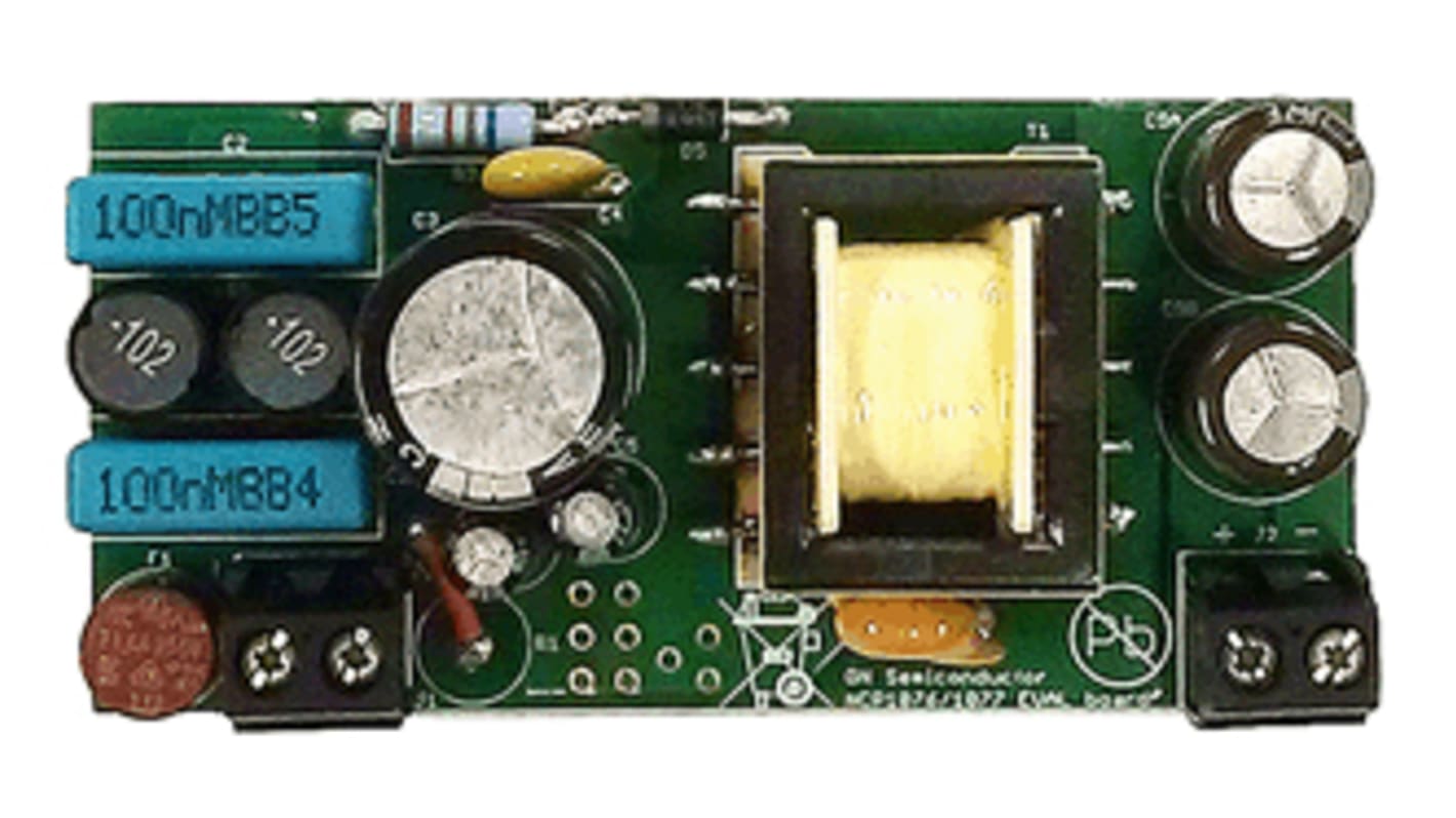 onsemi NCP1077STAT3G Evaluierungsplatine, Power Supply Evaluation Board Sperrwandler-Konverter