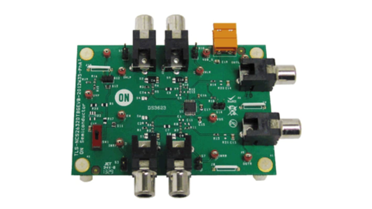 Płytka ewaluacyjna 3 Vrms Audio Line Driver with Adjustable Gain NCS2632DTBGEVB, ON Semiconductor