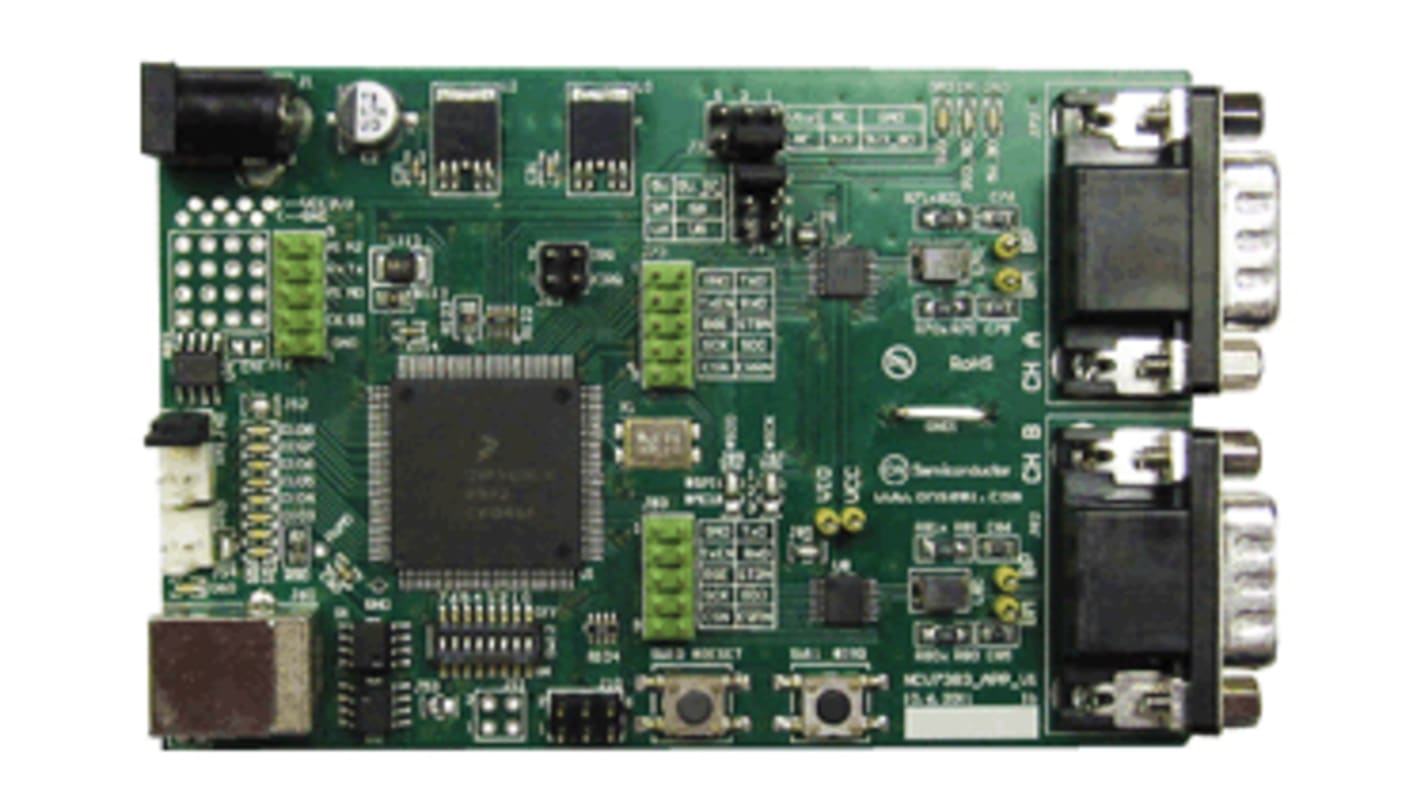 onsemi Single Channel FlexRay Bus Driver Evaluation Board NCV7383 Evaluation Board for Capable Of Communicating at