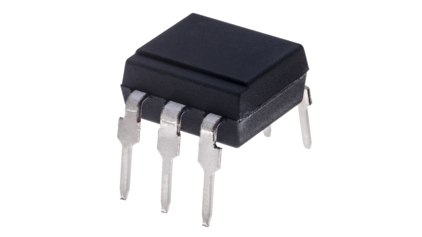 Fotoaccoppiatore Isocom, Montaggio con foro passante, uscita Fototransistor NPN 50%, 6 Pin