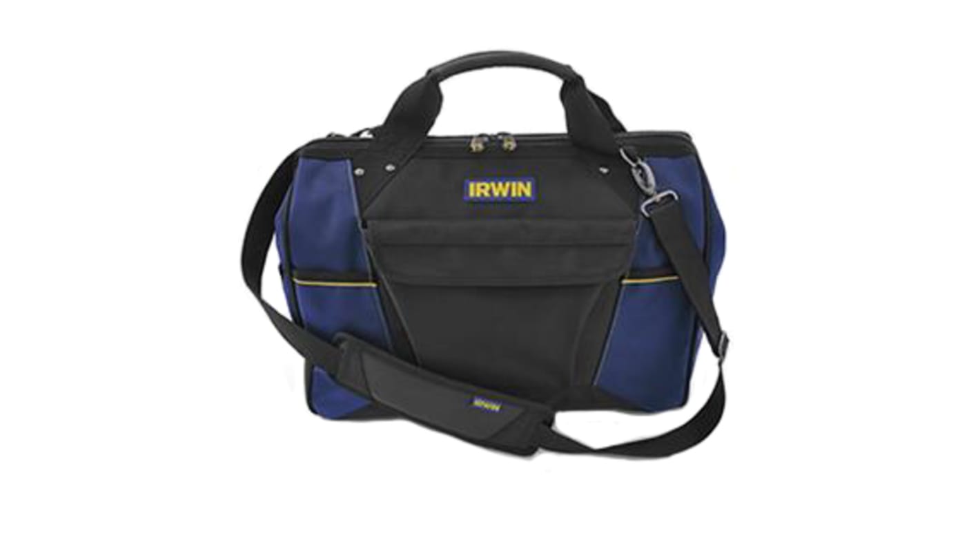 Irwin Gewebe Werkzeugtasche mit 2-Wege Reißverschluss, 558.8mm x 114.3mm x 330.2mm mit Tragriemen