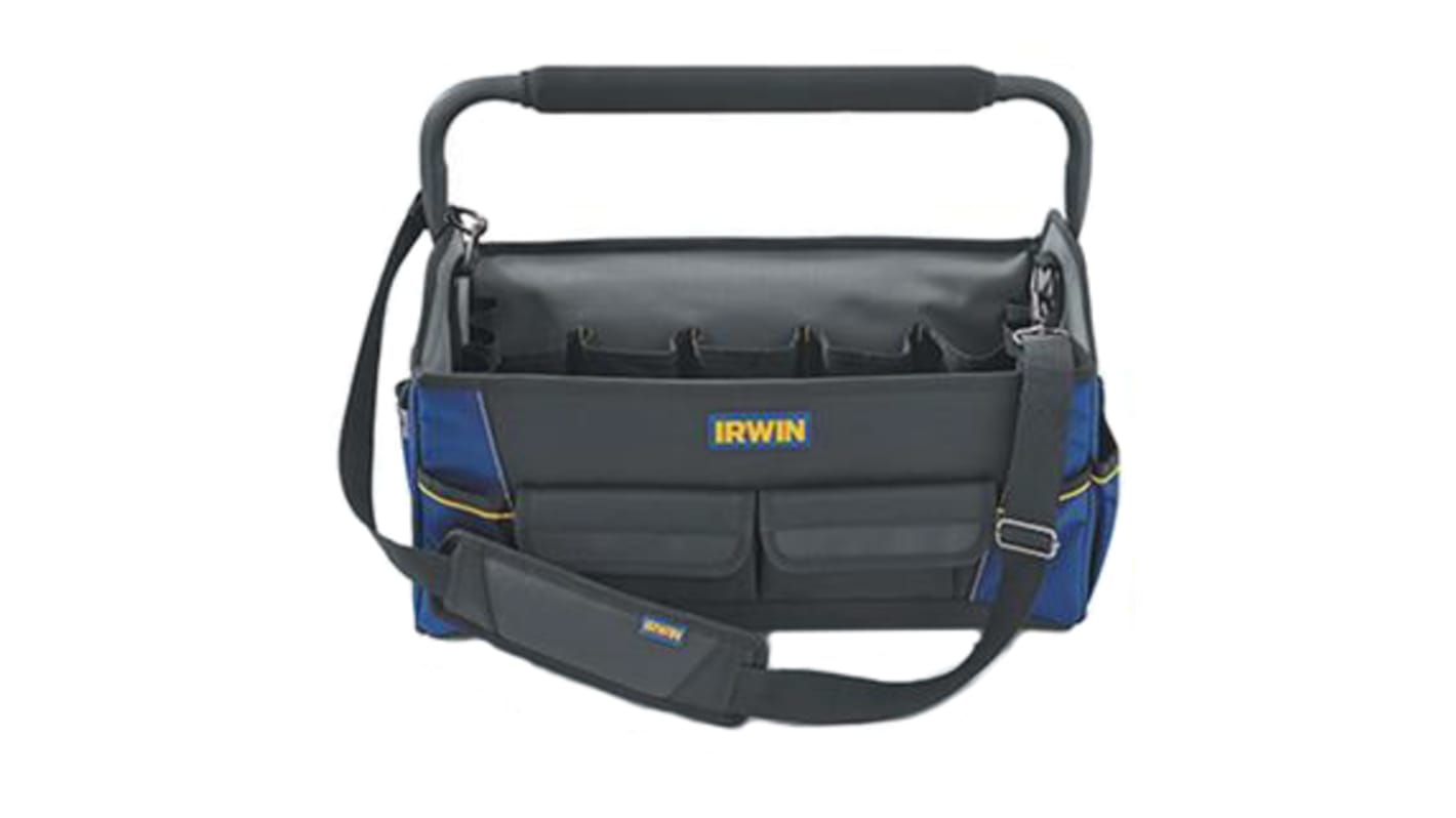 Irwin Gewebe Werkzeugtasche mit 2-Wege Reißverschluss, 275mm x 500mm x 250mm mit Tragriemen
