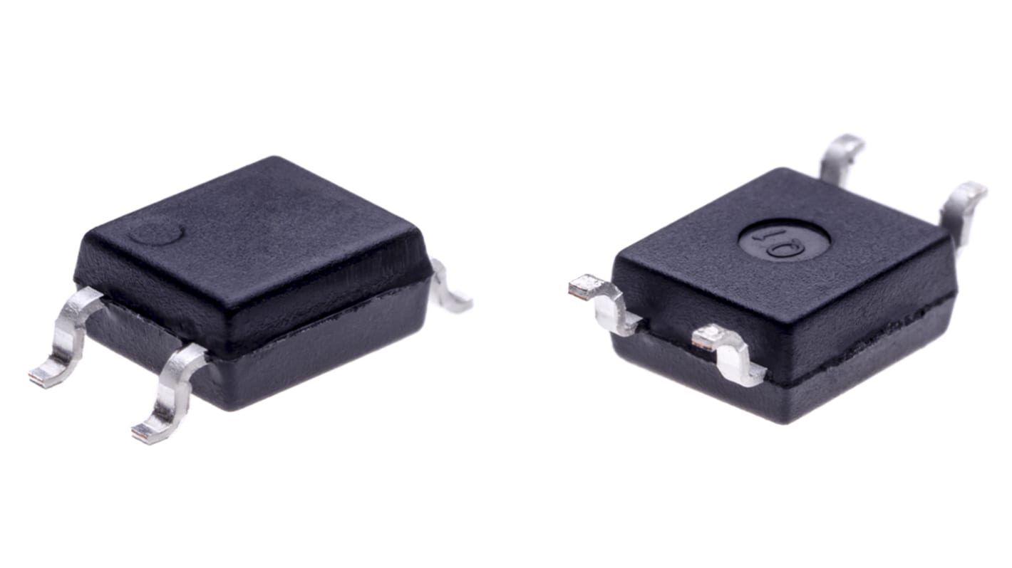 Isocom IS SMD Optokoppler DC-In / NPN-Fototransistor-Out, 4-Pin Mini-Flach, Isolation 3750 Vrms