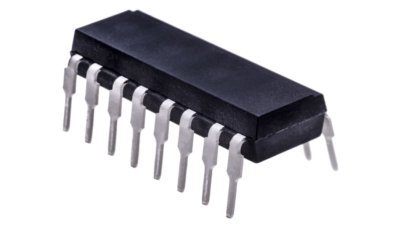 Optoacoplador Isocom PS2505-4 de 4 canales, Vf= 1.4V, Viso= 5300 (mínimo) Vrms, IN. AC, OUT. Fototransistor NPN, mont.