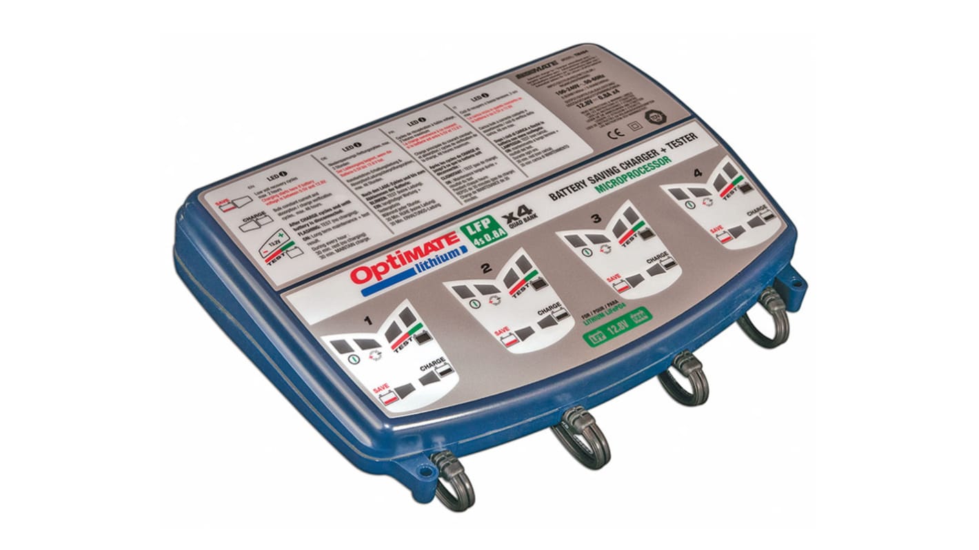 TecMate TM484 Battery Charger Lead for OptiMATE LiFePO4 12.8 V