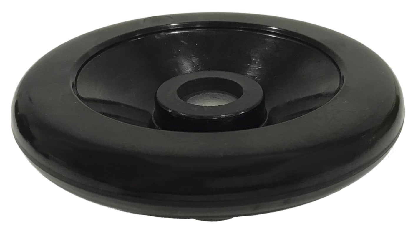 RS PRO Black Phenoplast Hand Wheel, 200mm diameter