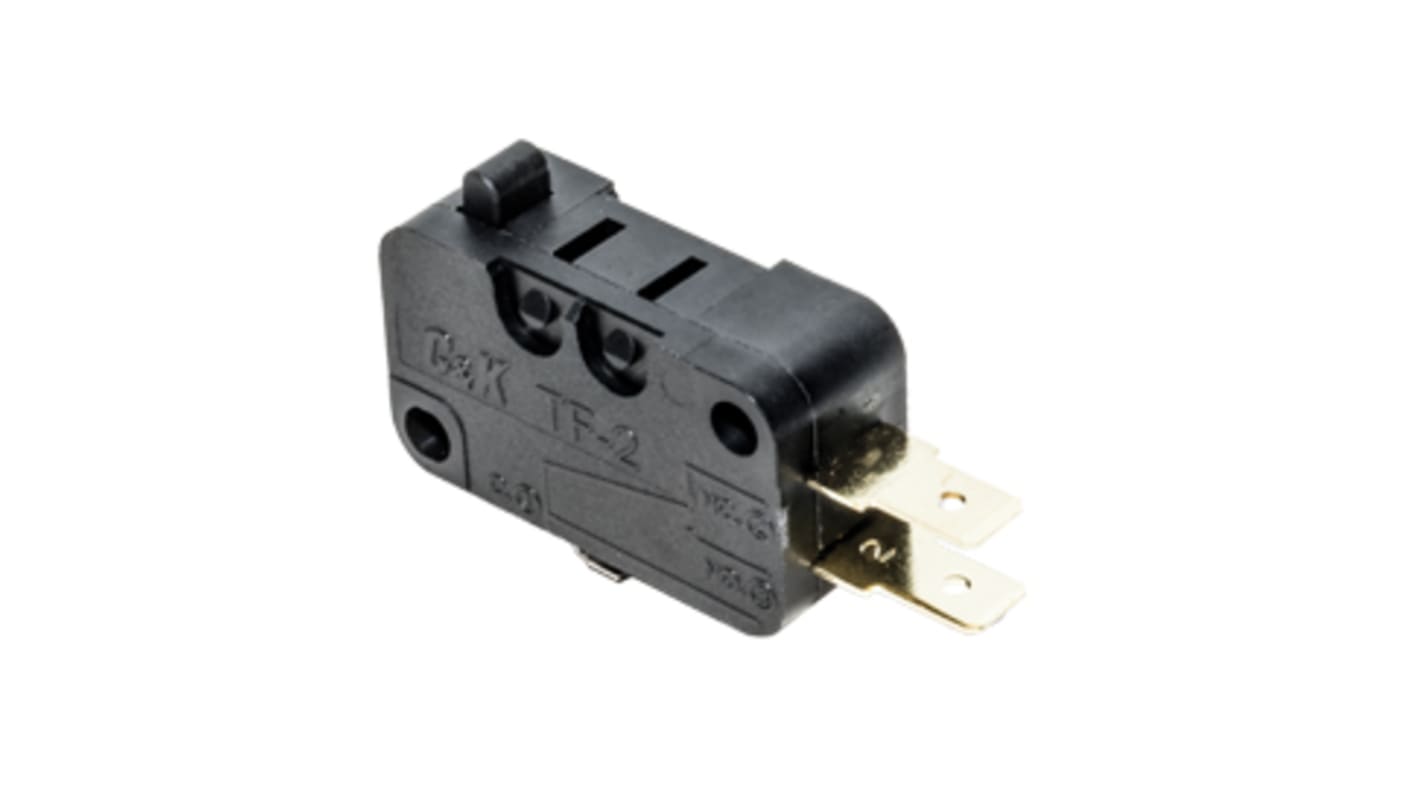 C & K Simulated Roller Lever Snap Action Micro Switch, Solder Terminal, 10 A @ 125 / 250 V ac, SP-CO