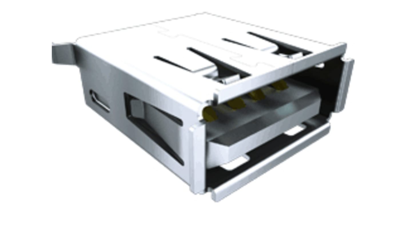 Samtec Right Angle, Through Hole, Socket Type B 2.0 USB Connector