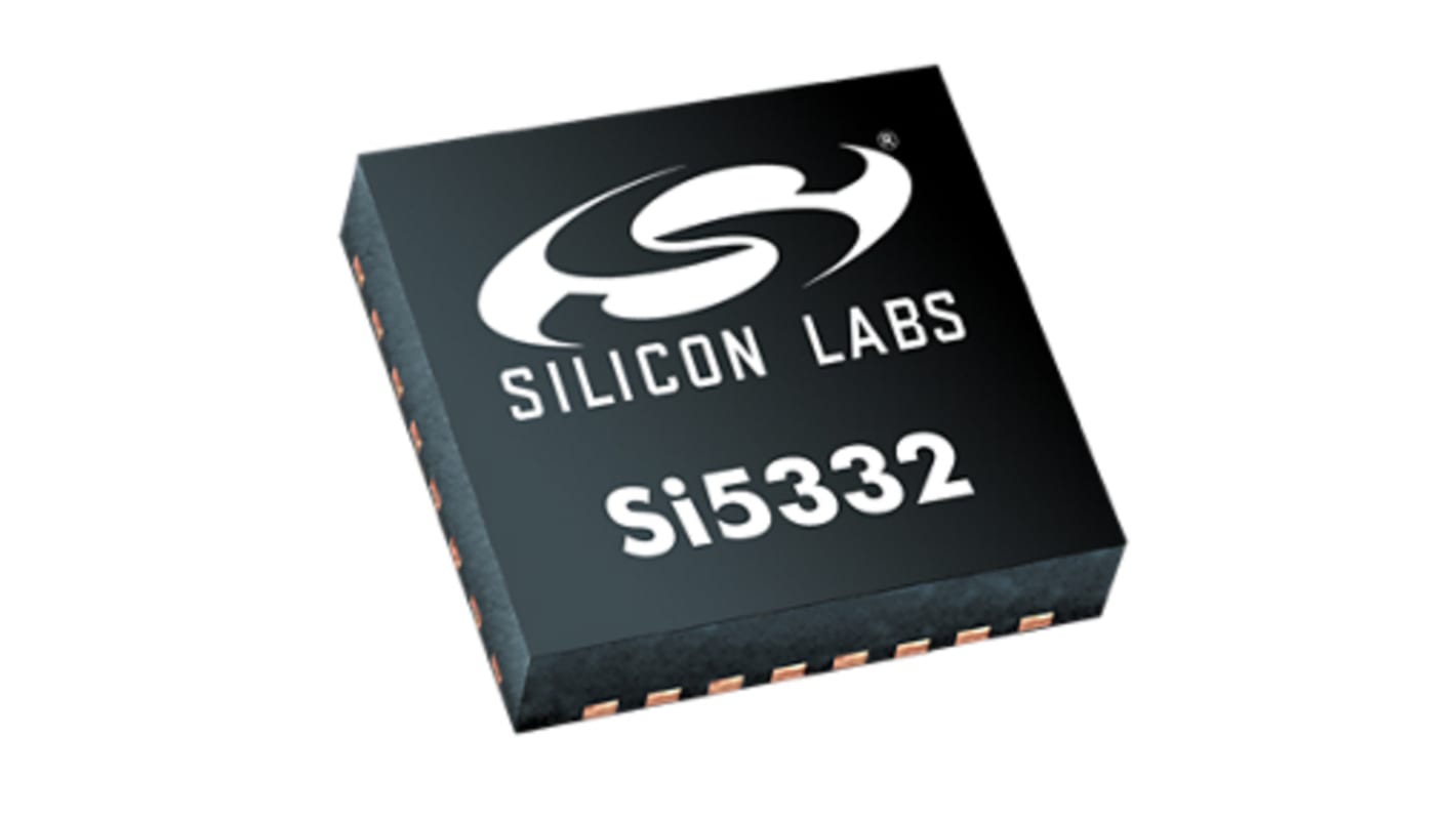 řada: Si5332DGenerátor taktování PLL Si5332D-C-GM1 7, QFN, počet kolíků: 32 5MHz až 200MHz