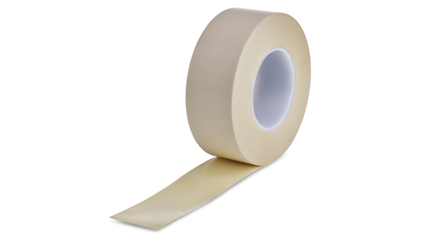 Hi-Bond White Double Sided Cloth Tape, 0.28mm Thick, 14 N/25 mm, 16 N/25 mm, 18 N/25 mm, Cloth Backing, 19mm x 25m