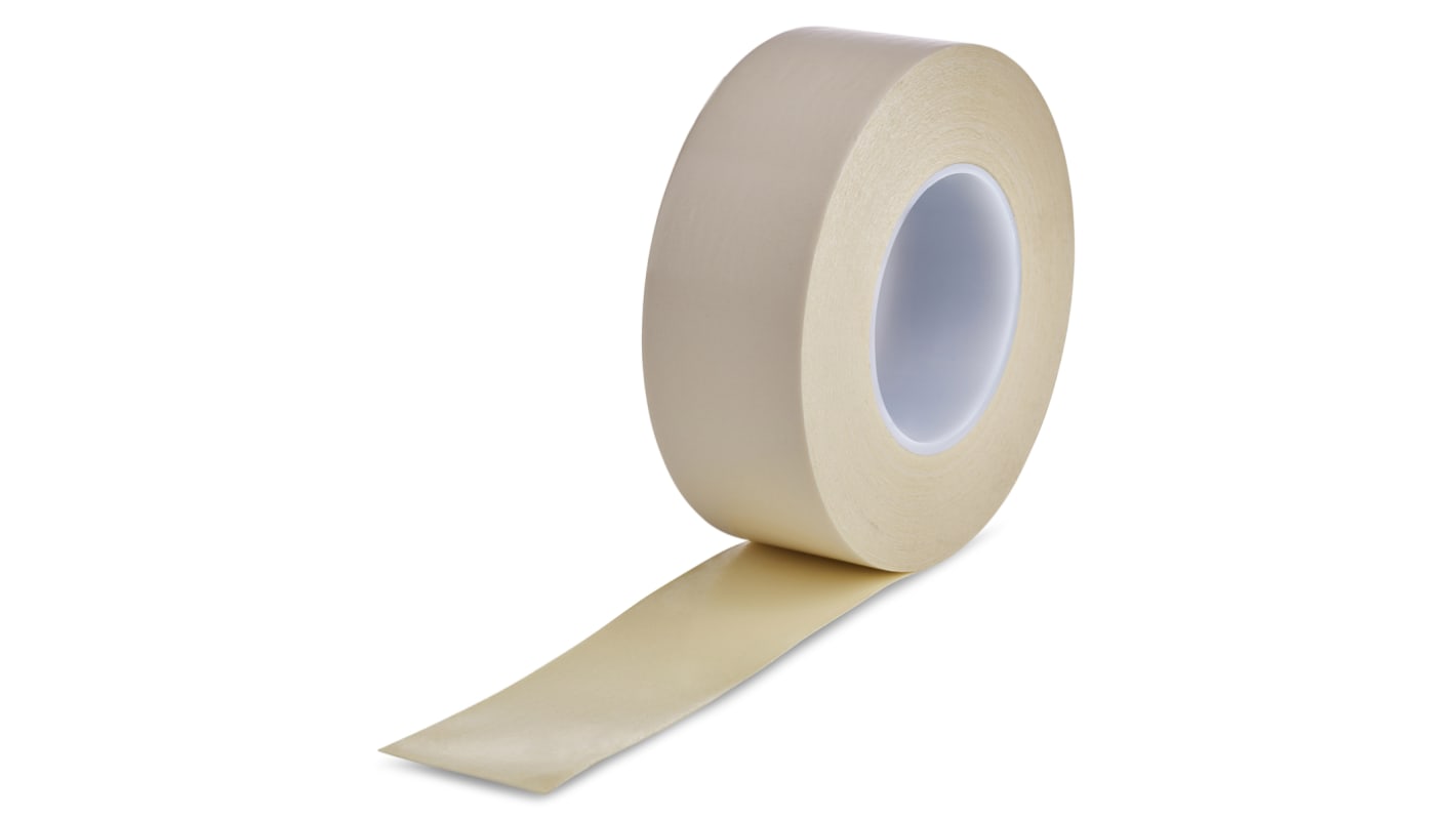 Hi-Bond White Double Sided Cloth Tape, 0.28mm Thick, 14 N/25 mm, 16 N/25 mm, 18 N/25 mm, Cloth Backing, 25mm x 25m