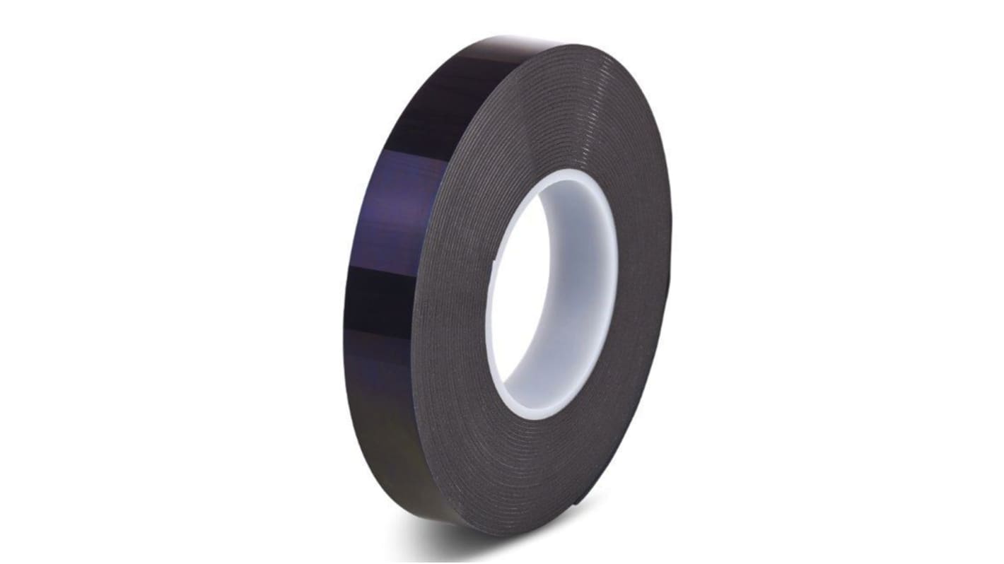 Hi-Bond HPS 040B Black Foam Tape, 12mm x 33m, 0.4mm Thick