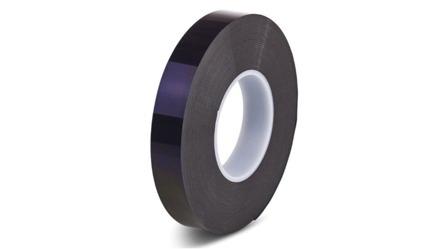 Hi-Bond HPS 080B Black Foam Tape, 19mm x 33m, 0.8mm Thick