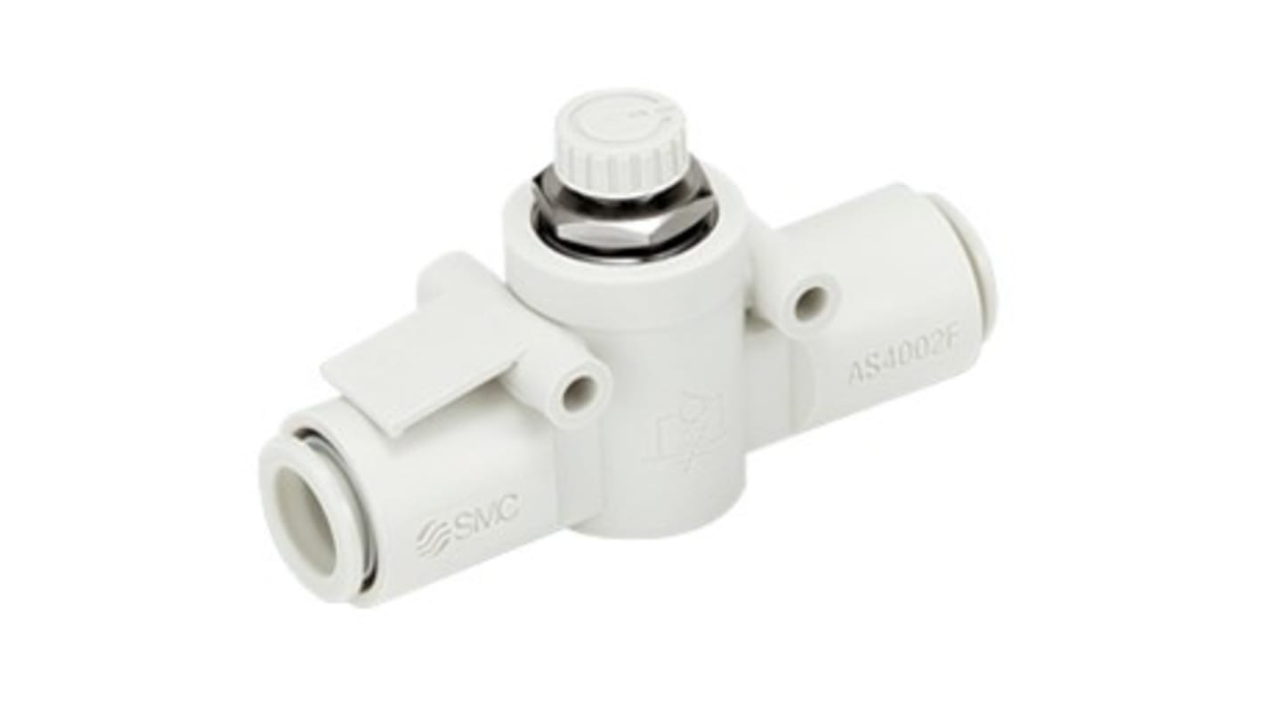 SMC AS Series L-Bracket Mount Flow Controller, 3.5 SCFM, 4 mm Pipe