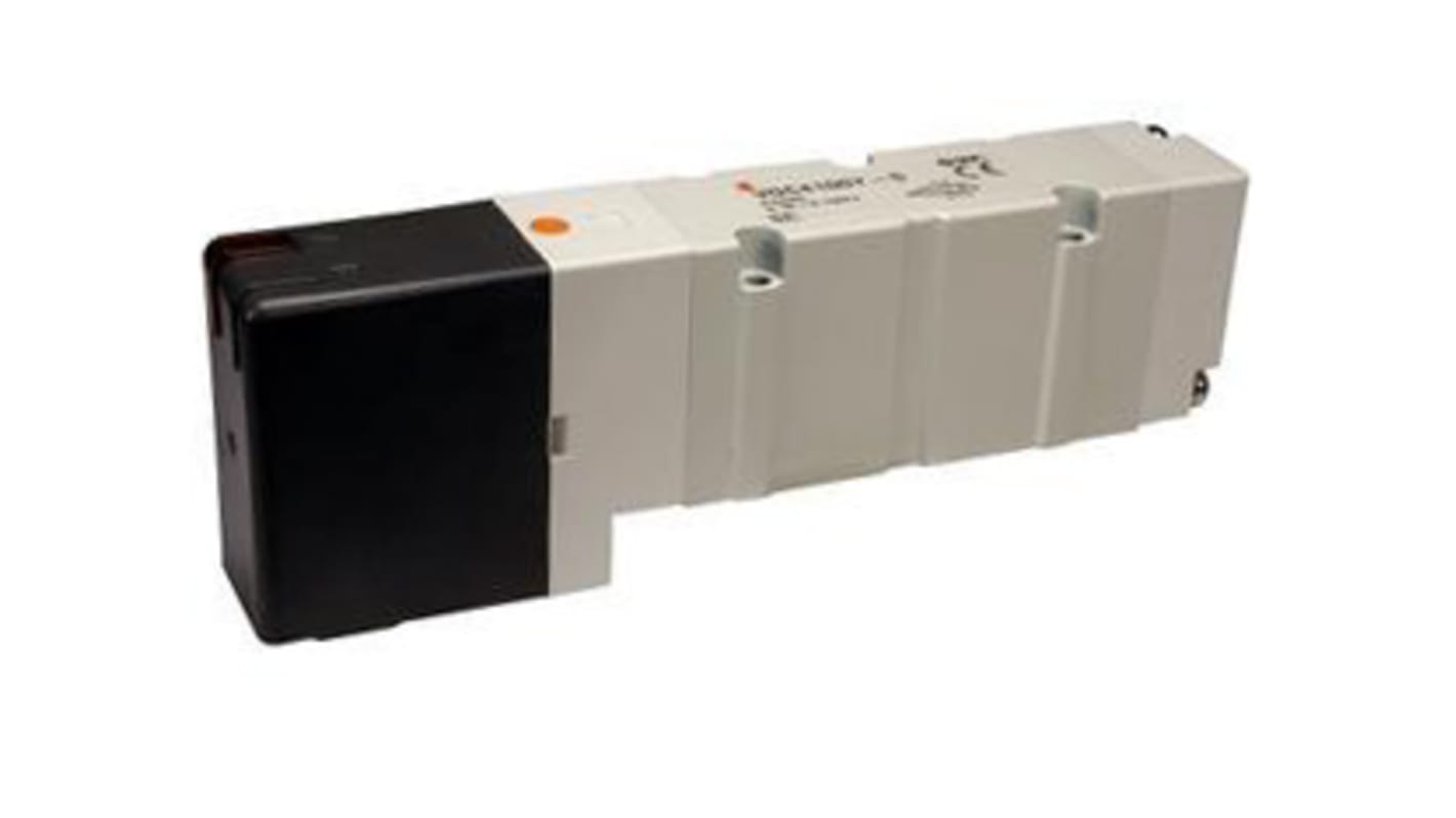 SMC VQC Pneumatik-Magnetspule / pilotgesteuertes Steuerventil 2/2 Oberflächenmontage M5 x 0,8, Magnet/Magnet-betätigt